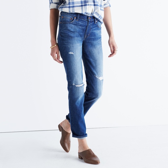 Madewell Denim - Madewell slim boyjean in brinville wash